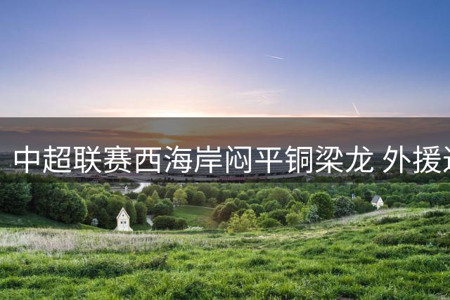 中超联赛西海岸闷平铜梁龙 外援进球被吹引争议